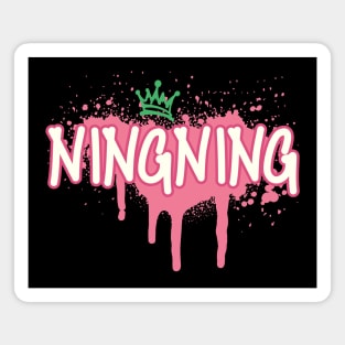 Ningning Aespa Graffiti Magnet